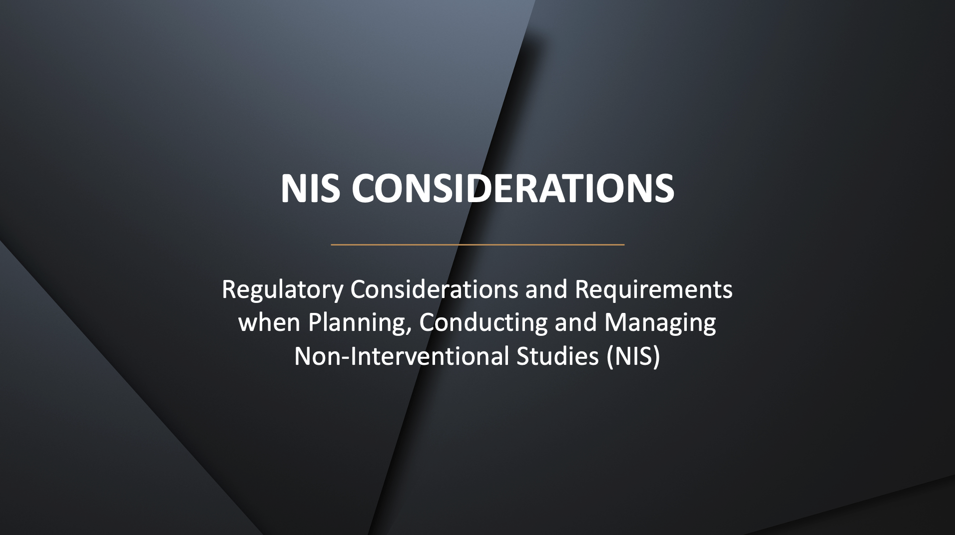 NIS Considerations
